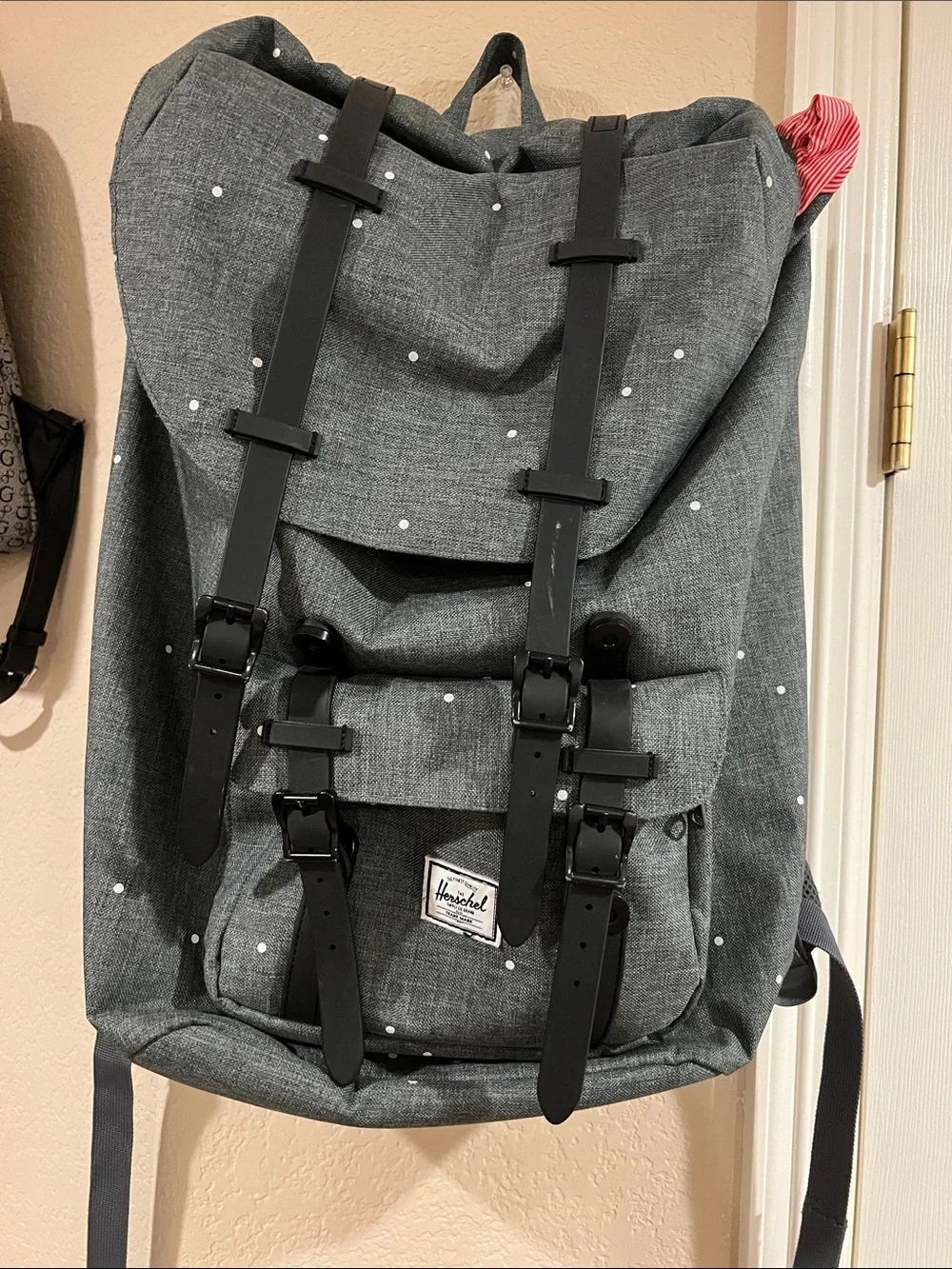 Herschel Grey Dot Backpack - Travel & Everyday Bag